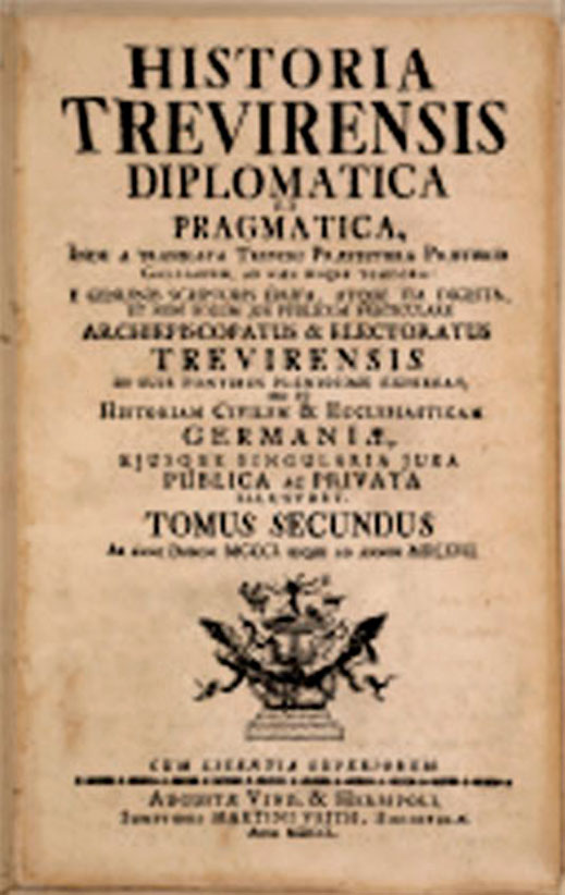 Trierer Original Johann Nikolaus von Hontheim