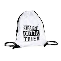 Turnbeutel weiß "Straight Outta Trier"